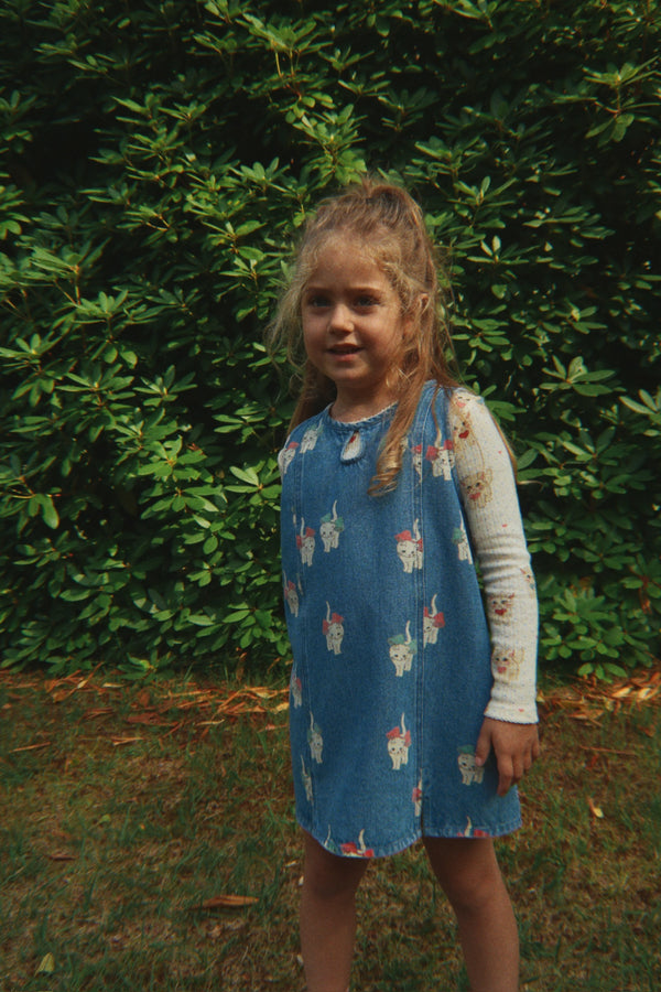 Magot Jeanskleid Bow Kitty