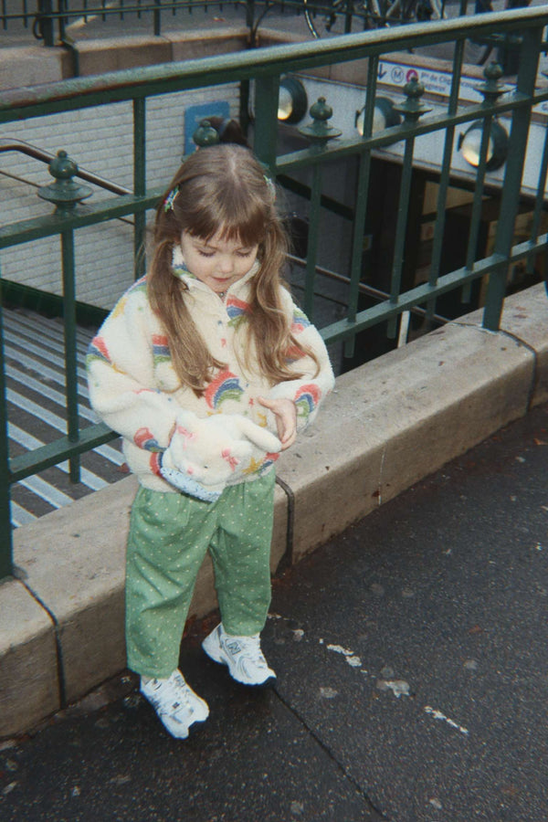 Teddyjacke Half Zip Jody Rainbow Star