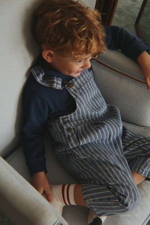 Konges Sløjd Rippen-Socken Green Stripe im Outfit