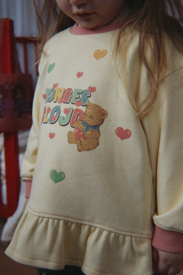 Sweat-shirt à volants Spotty Banana Crêpe
