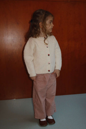 Strickjacke Fleuri Buttercream