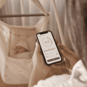 Moonboon Wiegen-Motor Connect mit Sicherheitskarabiner und Netzteil