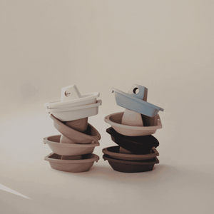 Mushie Badeboote Ocean aus PP-Kunststoff in der Badewanne