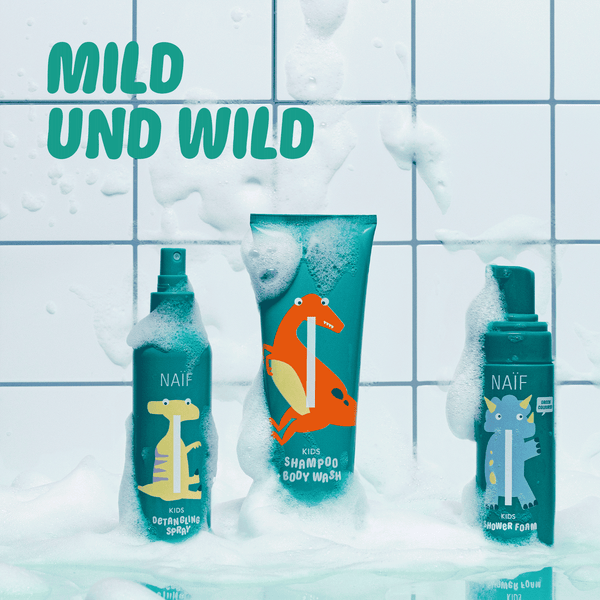 Naïf Kinder Shampoo und Duschgel – ohne SLS, SLES und Mikroplastik