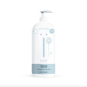 Naïf Care mildes Waschgel für Babys und Kids in der 500-ml-Flasche