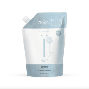 Naïf Care Nachfüllpackung für mildes Baby-Waschgel, 500 ml