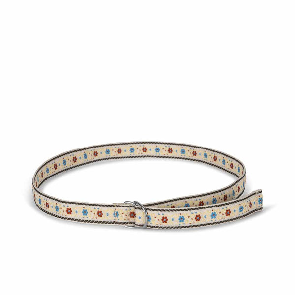 Ceinture ruban beige