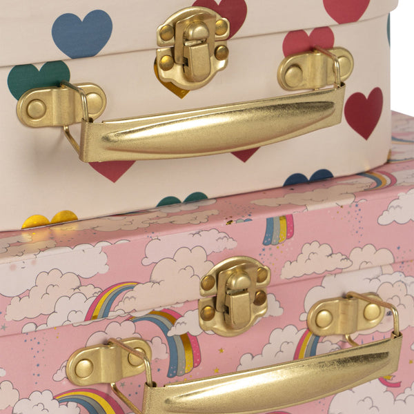 Set of 2 suitcases Rainbow