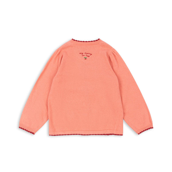 Alexa Strick-Cardigan Powder Pink