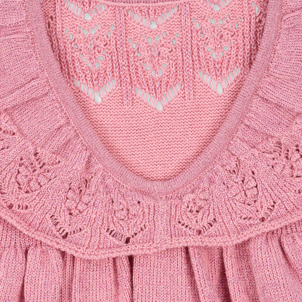 Cabby Knitted Dress Powder Pink