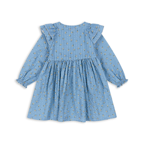 Kim Ruffle Dress Billie Blue