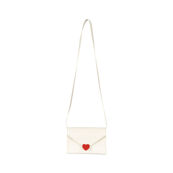 Love Letter Bag Cream Glitter