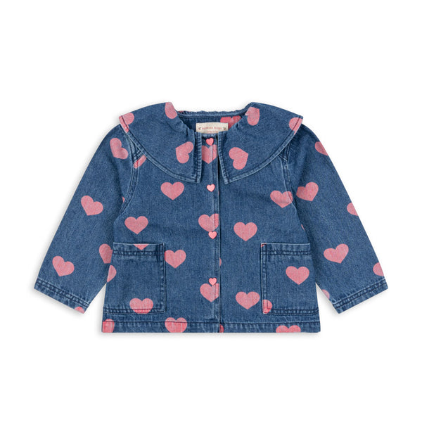 Chemise en jean Magot Bon Coeur Rose