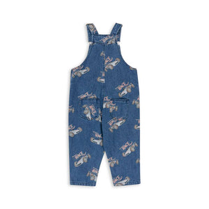 Konges Sløjd Denim-Latzhose Magot Race, Detailaufnahme