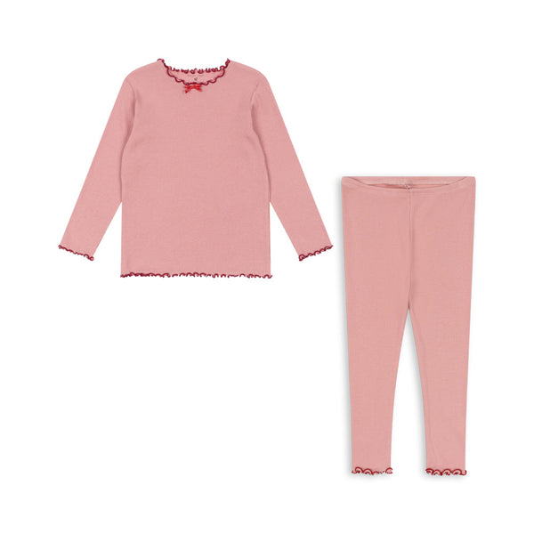 Rivi Ribbed Set Mellow Rose