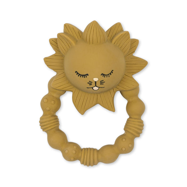 Teething Ring Lion Mustard