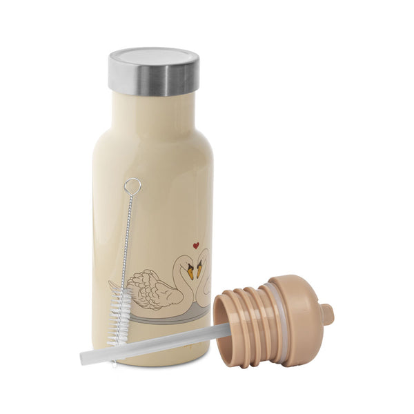 Thermo Trinkflasche Swan Beige