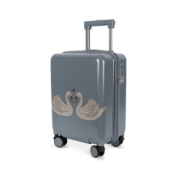 Travel suitcase Swan Blue