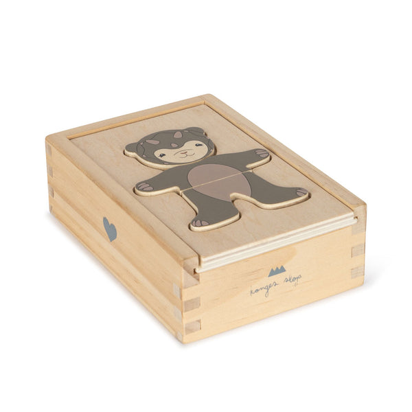 Wooden Puzzle Teddy Dress Up