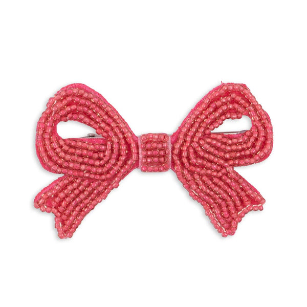 2-Pack Pearly Bow Haarspangen Bubblegum