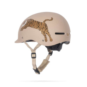 Konges Sløjd Fahrradhelm Tiger – Kinnriemen Detail