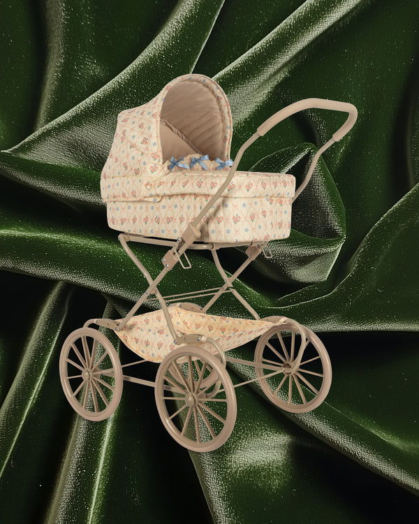 Konges Slojd-Puppenwagen (Pram) Fleur Decor-Beluga Kids