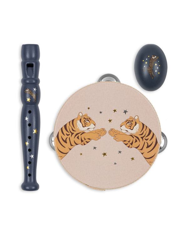 Konges Slojd-FSC Holz Musik-Set Tiger-Beluga Kids