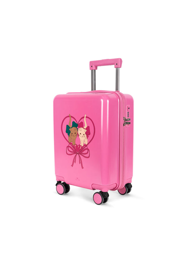 Bow Kitty Pink suitcase