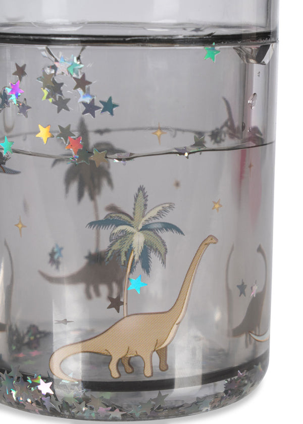 2-pack of glitter drinking cups Dino