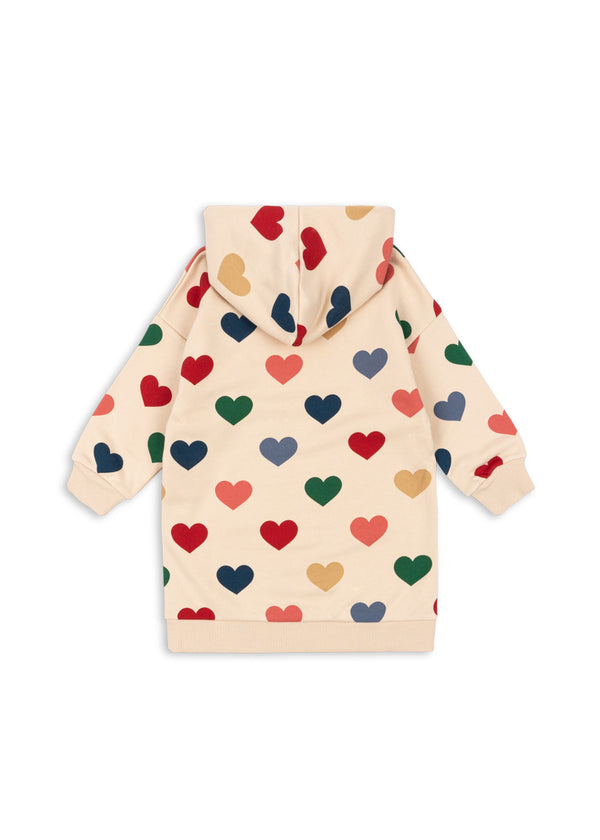 Robe à capuche Lou Bon Coeur Coloré