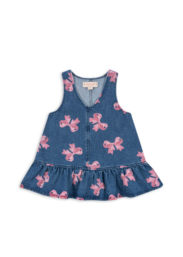 Magot denim dress Bella Bow