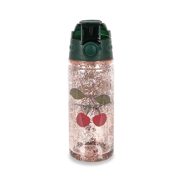 Glitter Cherry Water Bottle