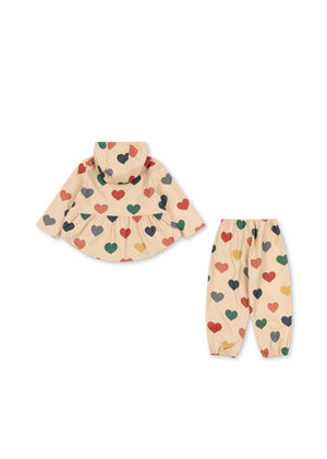 Faire Regenset Bon Coeur Coloré von Konges Sløjd von hinten
