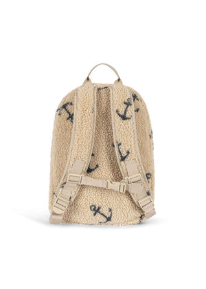 Teddy-Stoff des Jody Rucksacks aus recyceltem Polyester