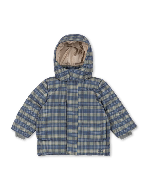 Magnum Daunen-Jacke Laurel Blue Check