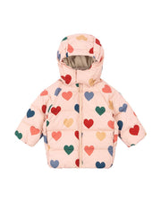 Nuka warme Pufferjacke Coeur Rose Coloré
