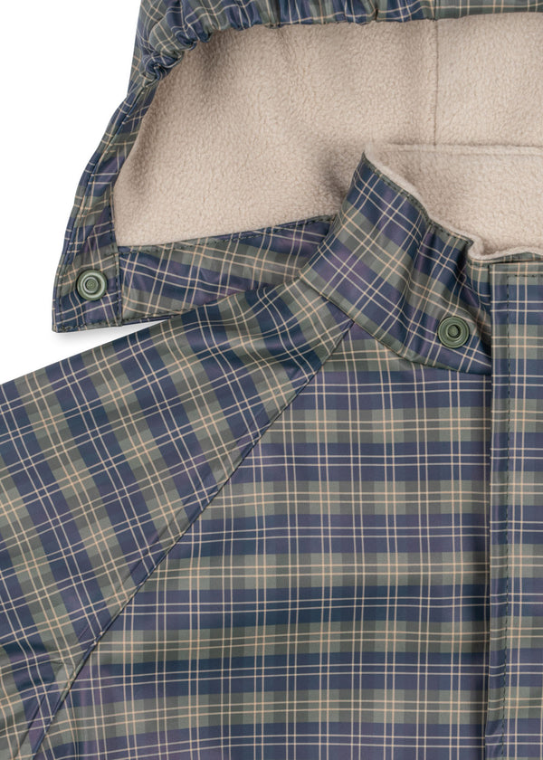 Ensemble de pluie à volants Palme Laurel Blue Check