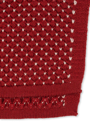 Konges Sløjd Strawberry Halswärmer True Red von der Seite