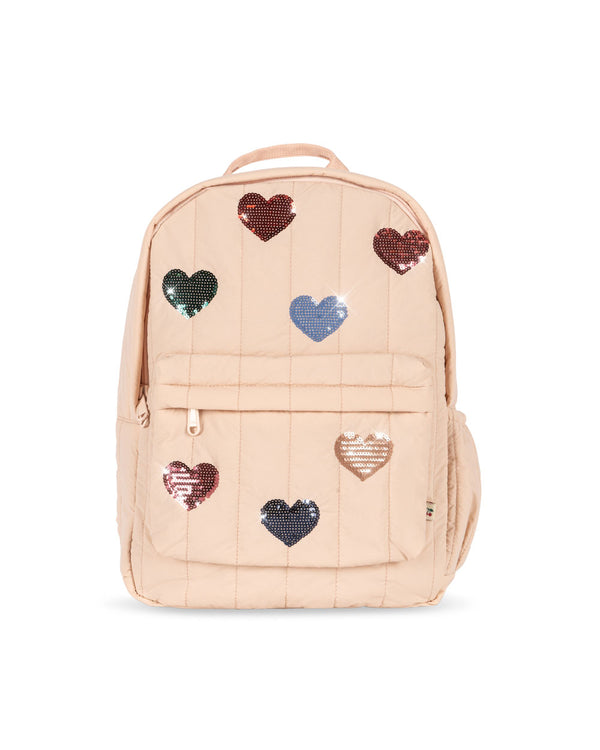 Juno Pailetten-Rucksack Midi Cameo Rose