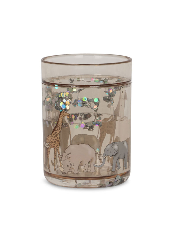2-Pack Glitzer-Trinkbecher Safari