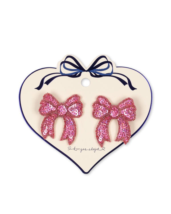 2-Pack Pailetten-Haarspangen Bow