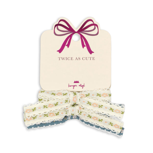 4-Pack Haargummis Leonora Bow