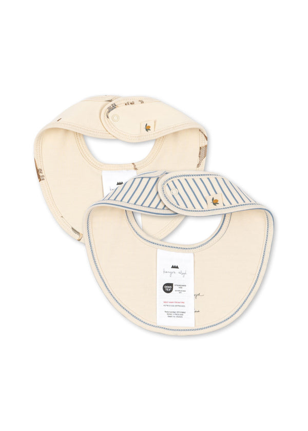 2-Pack Lätzchen Kubi / Stripe Bluie