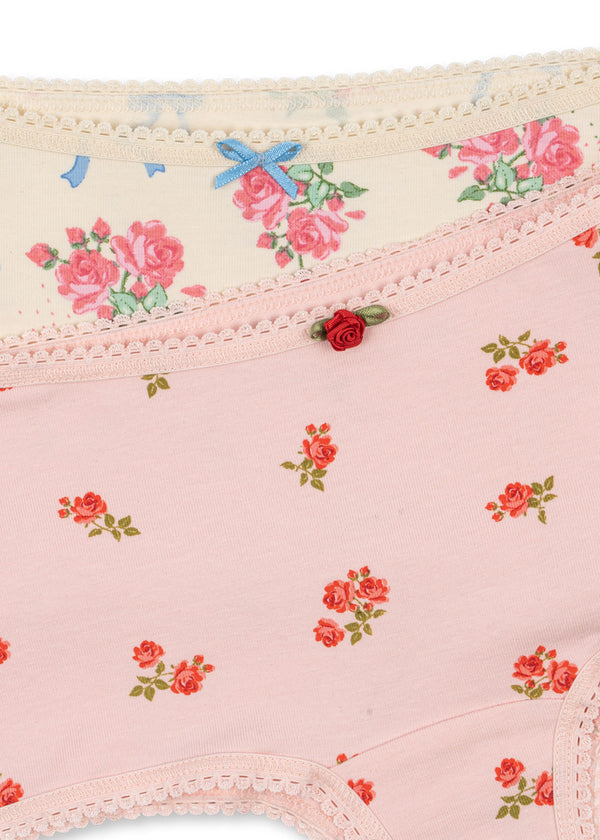 2-Pack Baumwoll-Unterhosen Bella Rosita / Rosa Pink