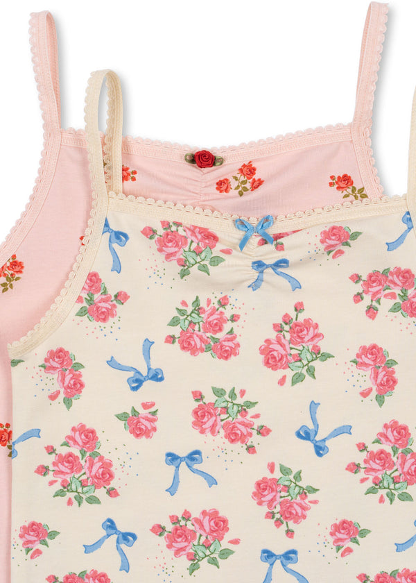 2-Pack Baumwoll-Unterhemden Bella Rosita / Rosa Pink