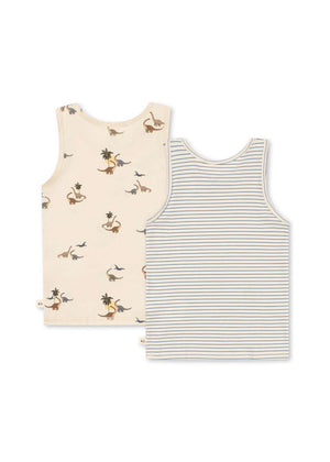 Gestreiftes Tanktop Stripe Bluie im Detail