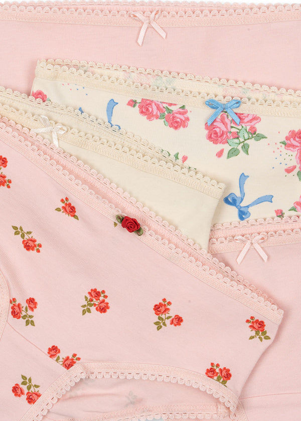 5-Pack Baumwoll-Unterhosen Girl Mix