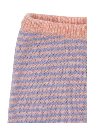 Berle Strickhose von Konges Sløjd flach liegend in Pink Dolphine