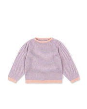 Berle Strickpullover mit Puffärmeln Purple / Pink Delphine