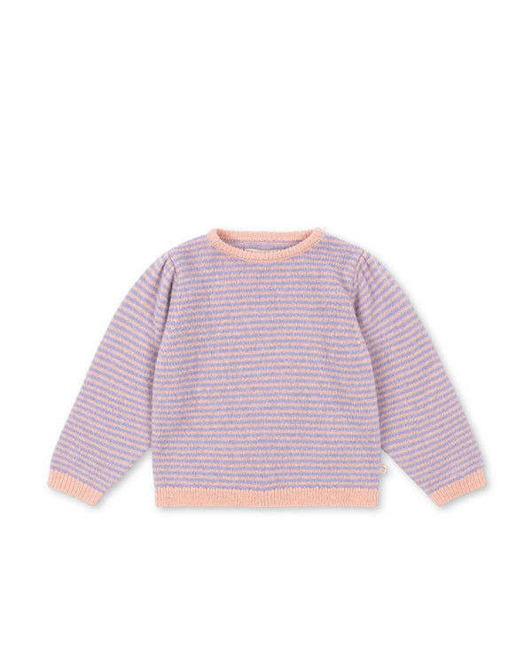 Berle Strickpullover mit Puffärmeln Purple / Pink Delphine